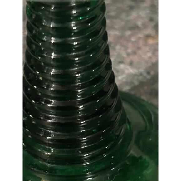 Luminarc Green Ribbed Stem Design German Roemer Goblets - Picture 4 of 9